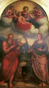 Madonna and Child in glory with Girolamo Troppa